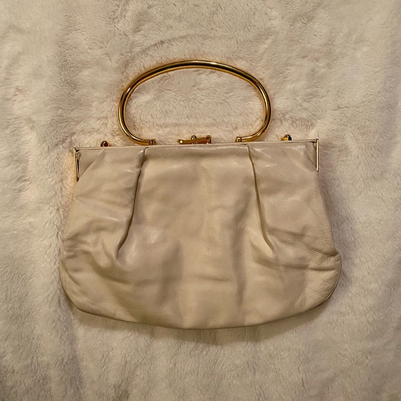 Miu Miu Gold Hardware Soft Calfskin Handbag - Picture 2 of 11
